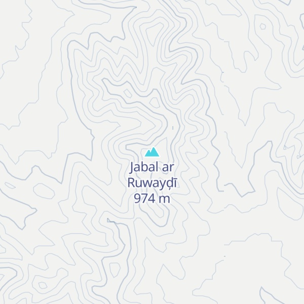 Map of Jabal ar Ruwayḑī