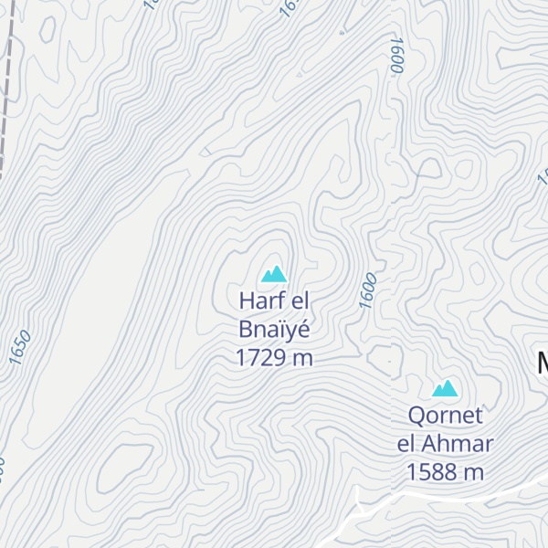 Map of Harf el Bnaïyé