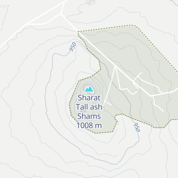 Map of Sharat Tall ash Shams