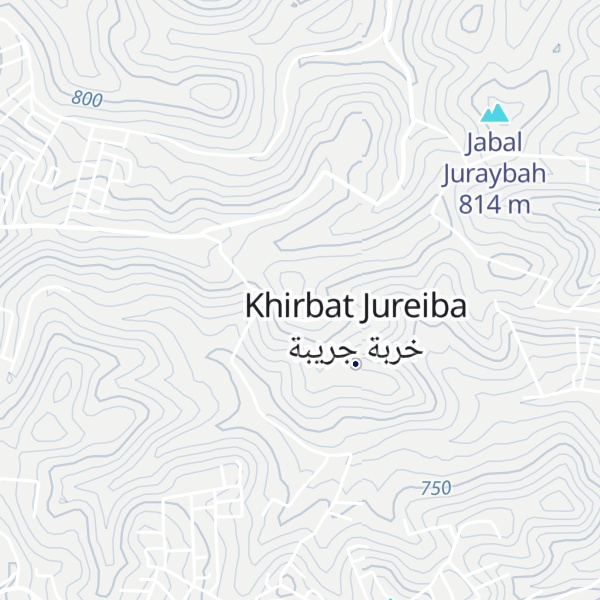Map of Jebel Jureiba
