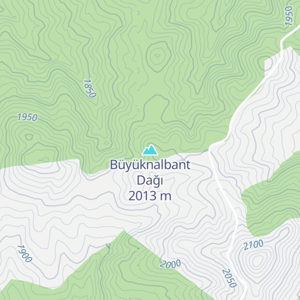 Map of Büyüknalbant Dağı