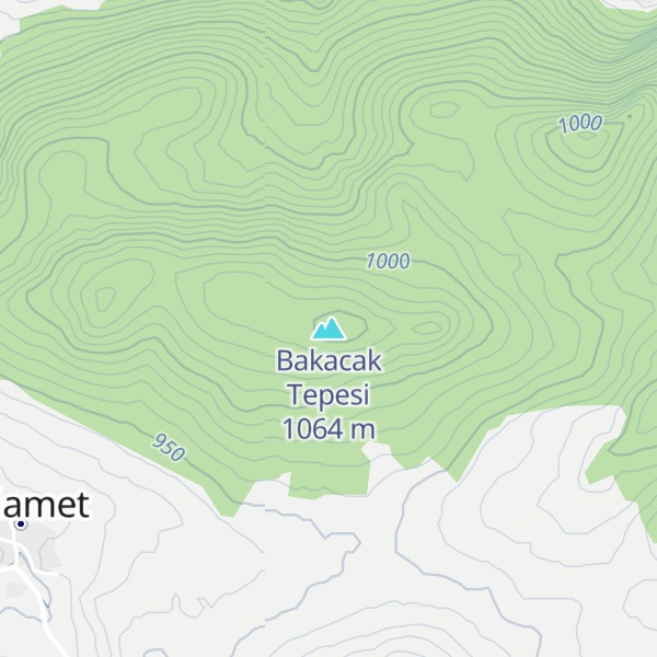 Map of Bakacak Tepesi