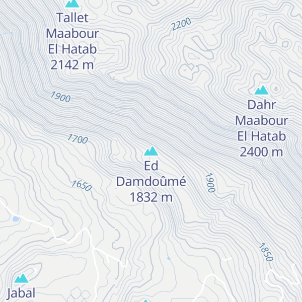 Map of Ed Damdoûmé