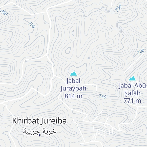 Map of Jabal Juraybah