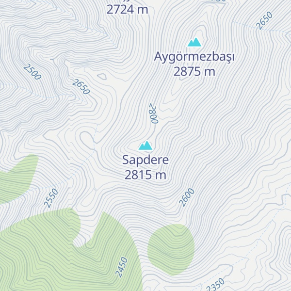 Map of Sapdere