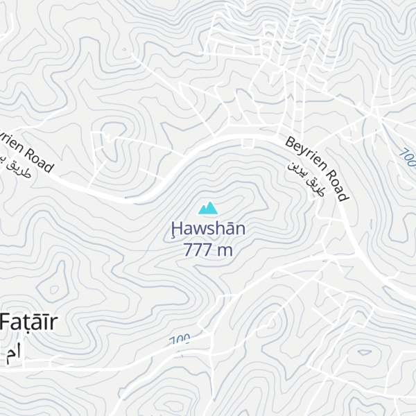 Map of Ḩawshān