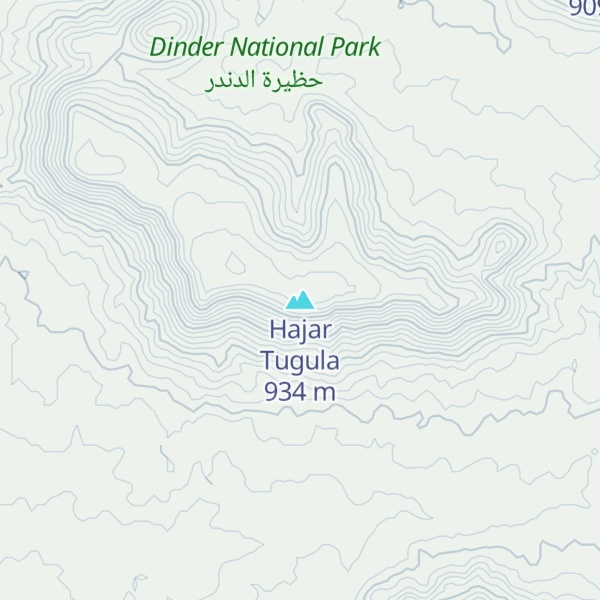 Map of Hajar Tugula