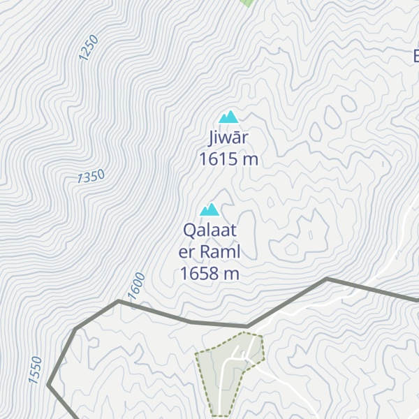 Map of Qalaat er Raml