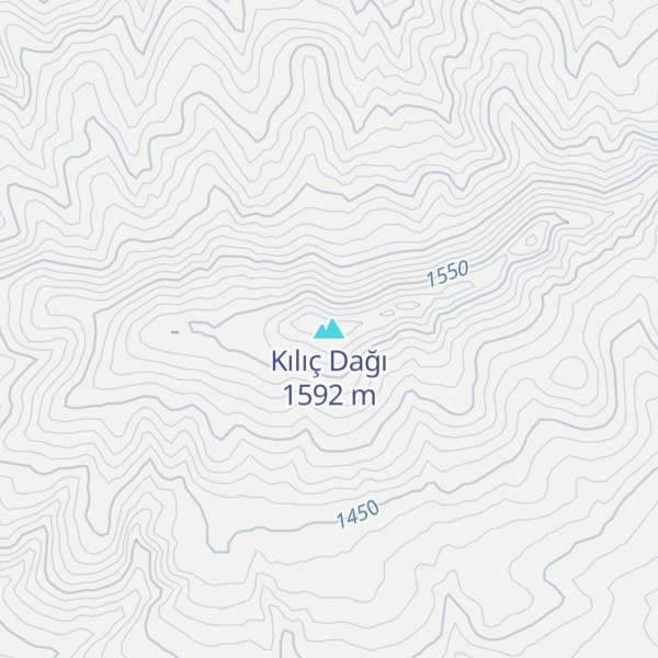 Map of Kılıç Dağı