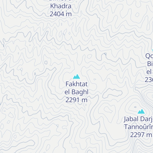 Map of Fakhtat el Baghl