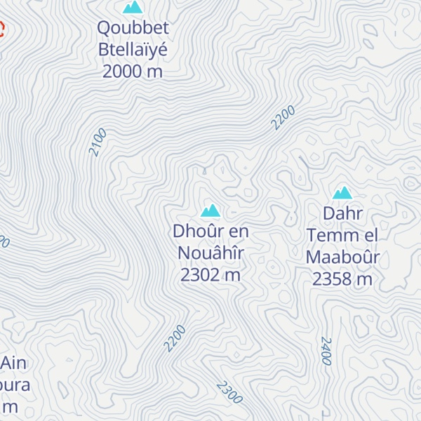 Map of Dhoûr en Nouâhîr