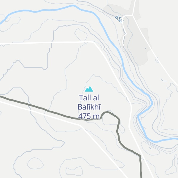 Map of Tall al Balīkhī