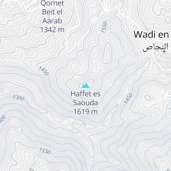 Map of Haffet es Saouda