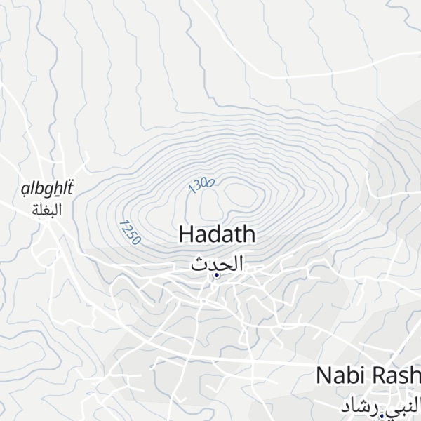 Map of Aarîd el Hadet