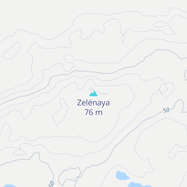 Map of Zelënaya