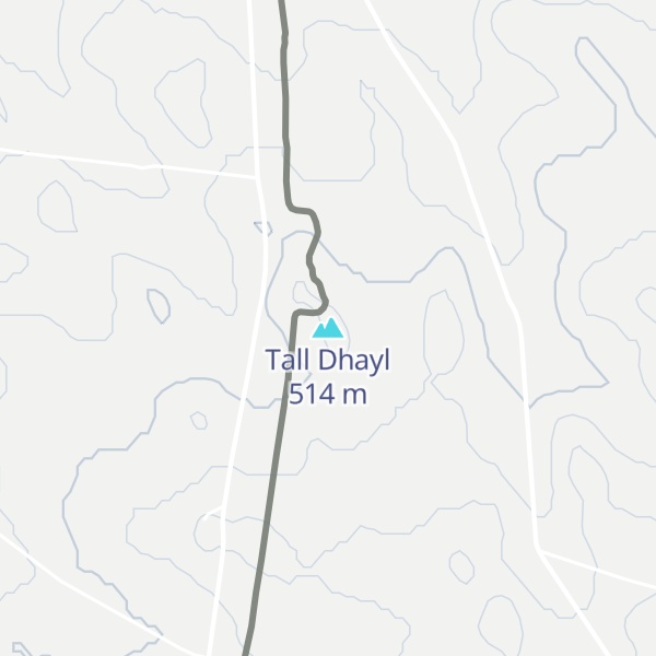Map of Tall Dhayl
