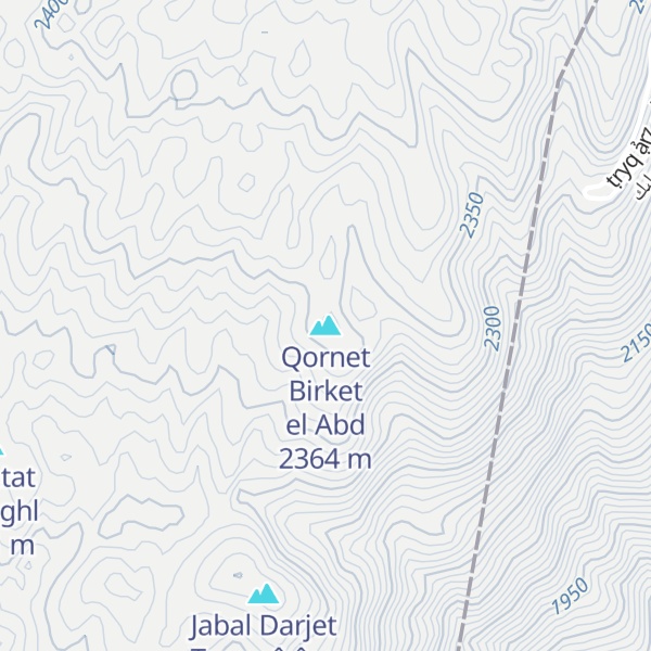 Map of Qornet Birket el Abd