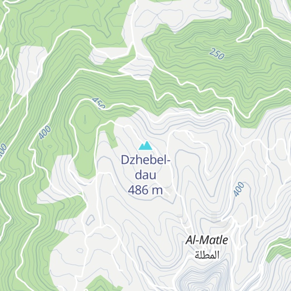Map of Dzhebel-dau