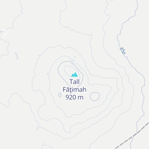 Map of Tall Fāţimah