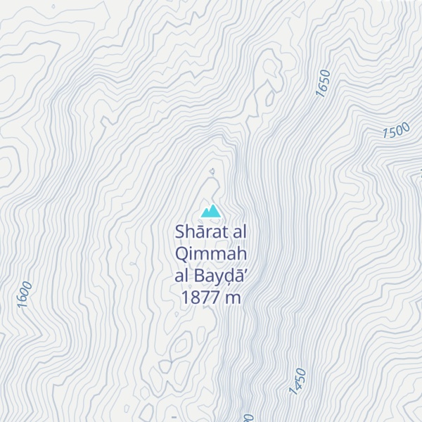 Map of Shārat al Qimmah al Bayḑā’