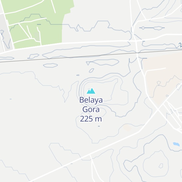 Map of Belaya Gora