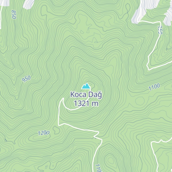 Map of Koca Dağ
