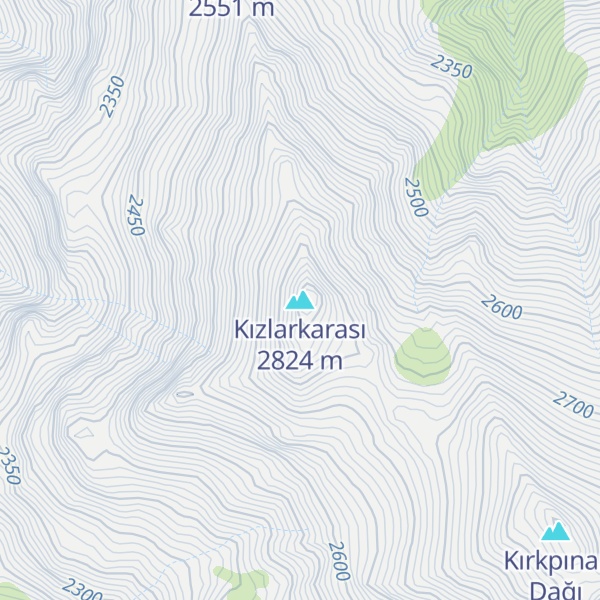 Map of Kızlarkarası