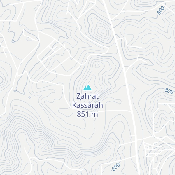 Map of Z̧ahrat Kassārah