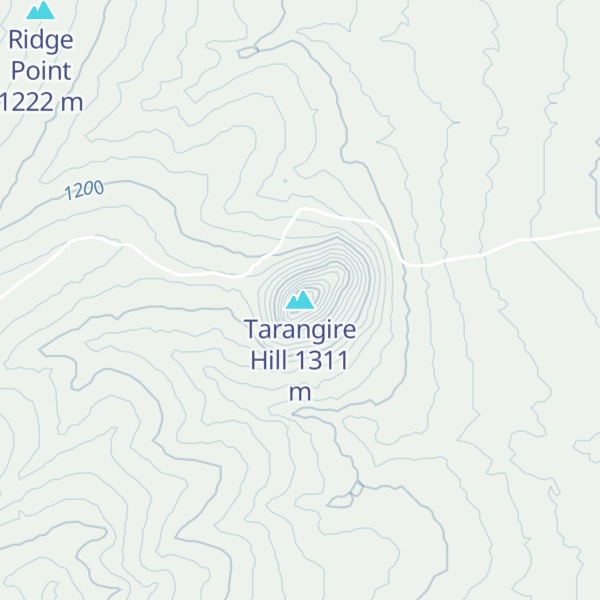 Map of Tarangire Hill