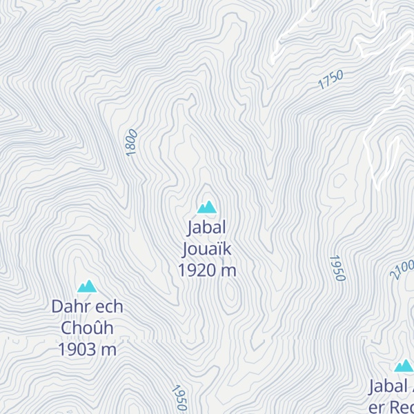 Map of Jabal Jouaïk