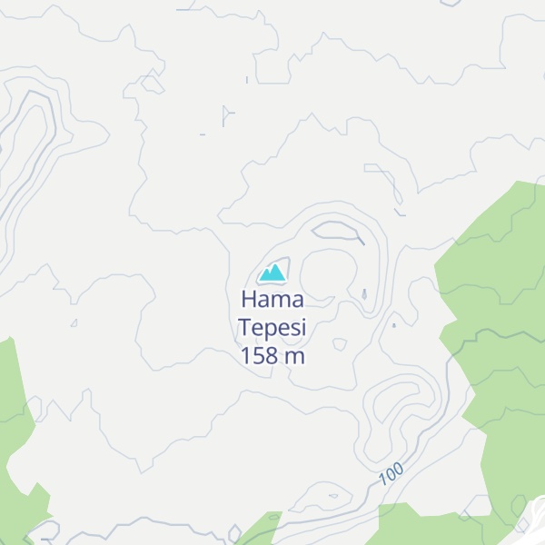 Map of Hama Tepesi