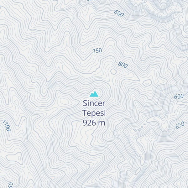 Map of Sincer Tepesi