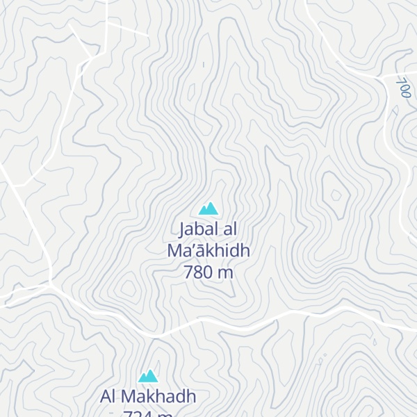 Map of Jabal al Ma’ākhidh