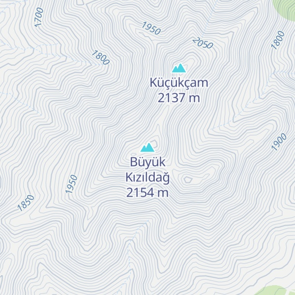 Map of Büyük Kızıldağ