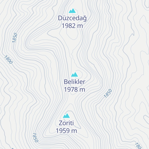 Map of Belikler