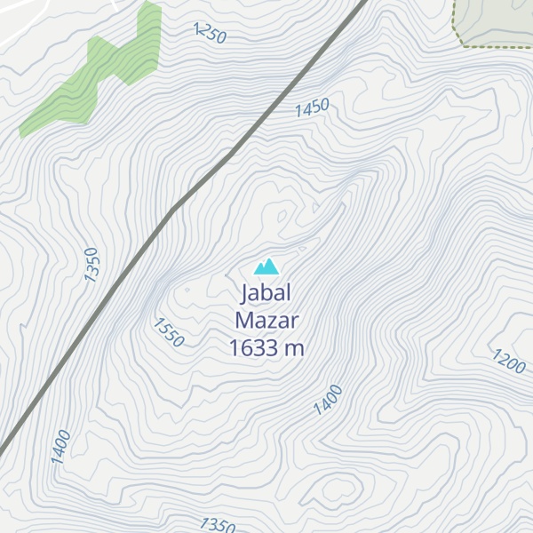 Map of Jabal Mazar