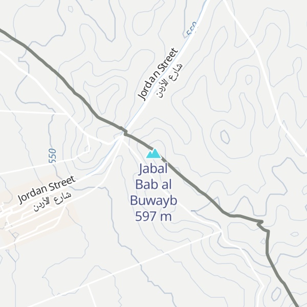 Map of Jabal Bab al Buwayb
