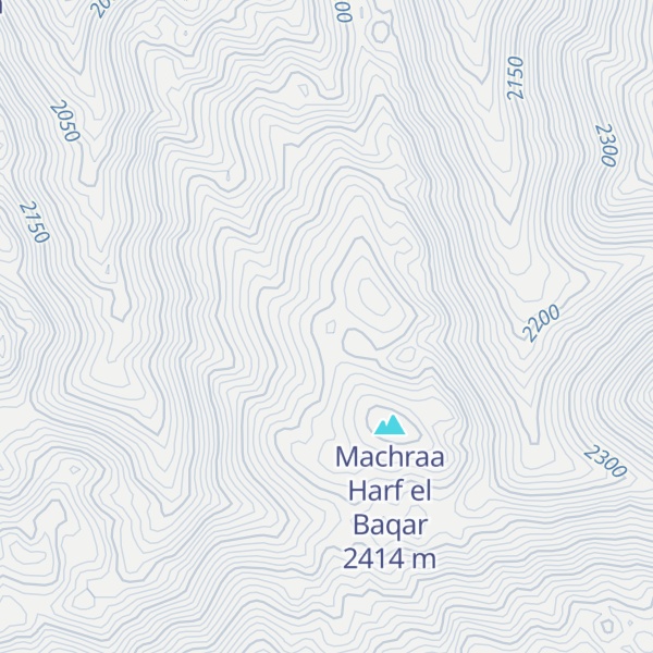 Map of Dahr el Ahlat