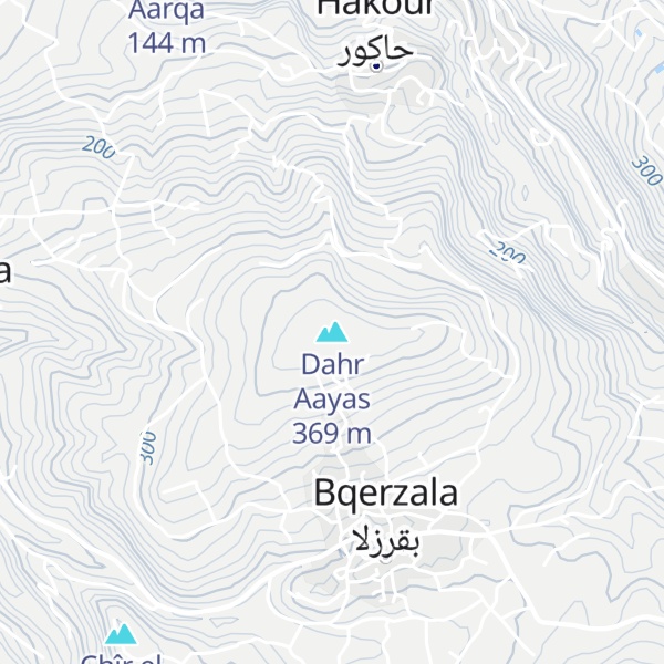 Map of Dahr Aayas