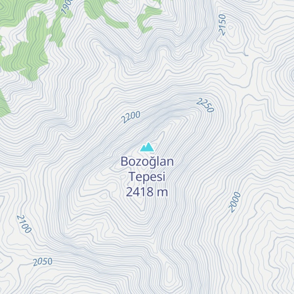 Map of Bozoğlan Tepesi