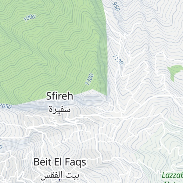 Map of Tallet Maaboûr el Maqtoûaa