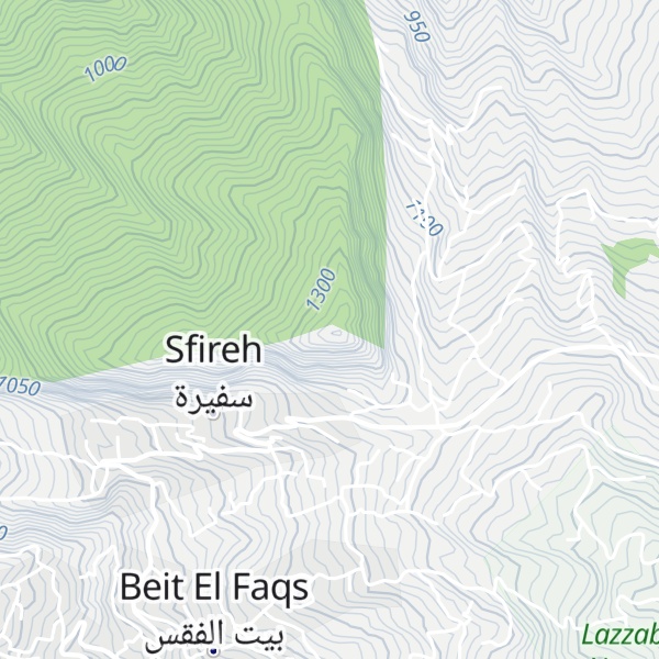 Map of Qornet el Hosn