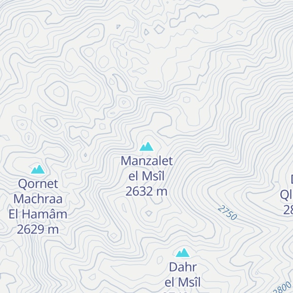 Map of Manzalet el Msîl