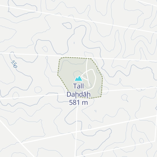 Map of Tall Daḩdāḩ