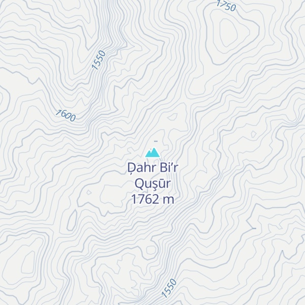 Map of Ḑahr Bi’r Quşūr