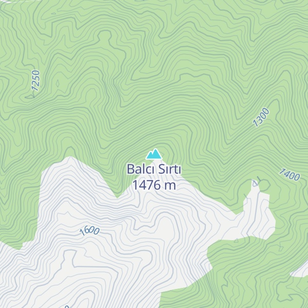 Map of Balcı Sırtı