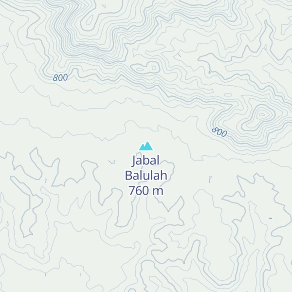 Map of Jabal Balulah
