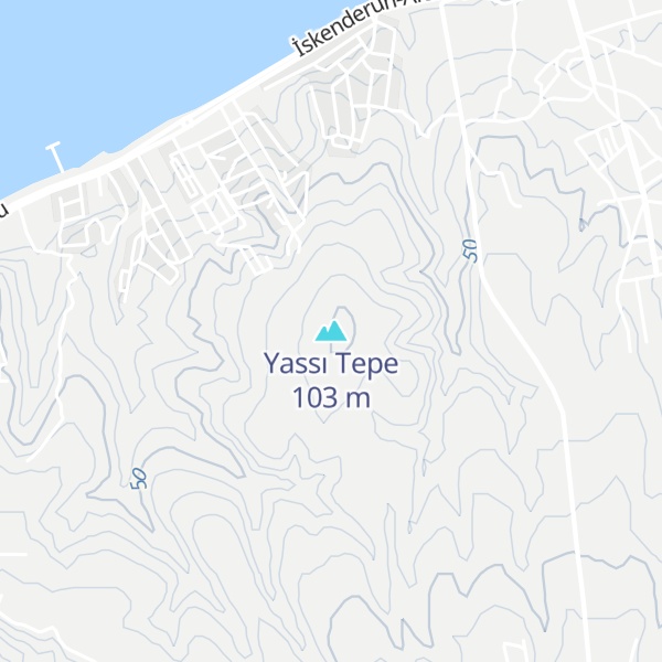 Map of Yassı Tepe