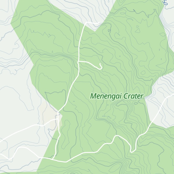 Map of Menengai Crater