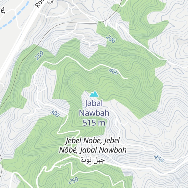 Map of Jabal Nawbah